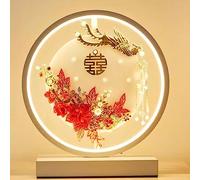 ZR98US Lamps for Bedroom Room Bedside Table Lamp, Send The New Couple Wedding Gift Eternal Light(Color:A,Size:Remote Control)