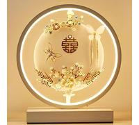 ZR98US Lamps for Bedroom Room Bedside Table Lamp, Send The New Couple Wedding Gift Eternal Light(Color:A,Size:Remote Control)