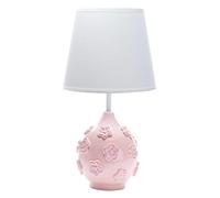 ZR98US Pink Floral Ceramic Table Lamp with Classic Style and Source