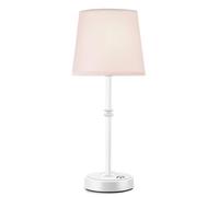 ZR98US Rechargeable Portable LED Table Lamp, Battery Powered, 3 Levels of Brightness, Home Decoration, Patio, and Restaurant Suitable for Living Room, Dormitory, Office,(White)