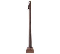 ZRAGEK Shoe Horn Shoe Helper Stick Long Japanese Style Beech Wood Shoehorn, Durable Black Walnut Shoe Spoon, Shoe Helper with Stable Base, Various Sizes (Color : Brown Color, Size : 75cm)