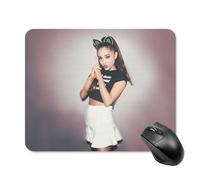 ZRCLXLVU Ariana cat girl grande Modern Desktop Hygienic Mouse Pad Anti-Slip Quiet Use Designers Decorative Desk