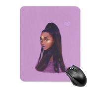 ZRCLXLVU Ariana cat girl grande Simple Coating Play Tracking Ergonomic Portable Notebook Mouse Base Mouse Pad Tasks