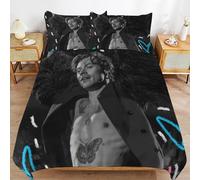 ZRCLXLVU Harry Styles Practical Zip Design Smooth Touch Soft Finish Long Use Duvet Cover Sets for Everyday Rest