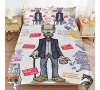 ZRCLXLVU Hugh Laurie Durable Fabric Sleep System Smooth Texture Cozy Comfort Duvet Cover Sets for All Seasons