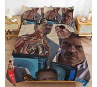 ZRCLXLVU Hugh Laurie Invisible Closure Smooth Layer Minimal Wrinkle Free Material Duvet Cover Sets Home Ready