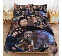 ZRCLXLVU Hugh Laurie Practical Sleep Layer Strong Threads Functional Structure Soft Comfort Duvet Cover Sets Pick