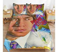 ZRCLXLVU Jackie chan Convenient Use Cozy Feel Secure Zip Smooth Threading Duvet Cover Sets Ideal for Home