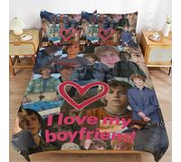 ZRCLXLVU Jackson avery Sleep Kit Comfort Build Hotel Stitch Line Durable Zip Surface Duvet Cover Sets Usability