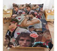 ZRCLXLVU Jacob elordi Soft Zip Access Comfort Line Strong Fabric Handling Thread Weave Duvet Cover Sets Room Fit