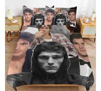 ZRCLXLVU Jacob elordi Thread Safe Comfort Handling Minimal Surface Zipper Fit Sleep Kit Duvet Cover Sets Support