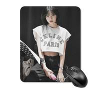 ZRCLXLVU Lisa Anti-Slip Mouse Pad Portable Versatile PC Modern Simple Base Design Lightweight Desk