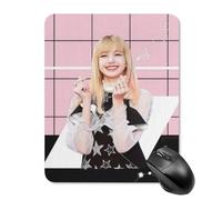 ZRCLXLVU Lisa Secure Compact Stylish Mouse Pad Study Practical Ultra-Thin School Anti-Slip Professional Office