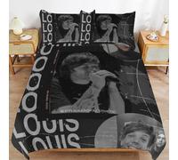 ZRCLXLVU Louis Tomlinson Essential Home Comfort Sleep Touch Durable Surface Zipper System Duvet Cover Sets Product