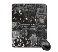 ZRCLXLVU Metallica Design Non-Slip Players Support PC School Mouse Pad Play Soft Workstation Versatile