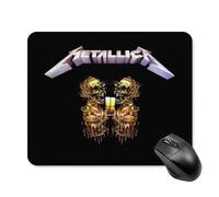 ZRCLXLVU Metallica Reliable Slim Notebook Play Protective Grip Coating Mouse Pad Ultra-Thin Study Simple