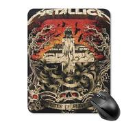 ZRCLXLVU Metallica Slim Workstation Compact Precision Work Non-Slip Home Gaming Hygienic Mouse Pad Ultra-Thin