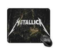 ZRCLXLVU Metallica Stable Essential Compact Office Mousepad Tracking Resistant Mouse Pad Anti-Slip Performance Hygienic