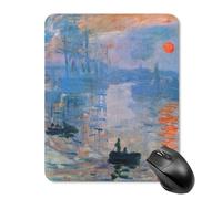 ZRCLXLVU Monet painting Slim Coating PC Ultra-Thin School Mouse Pad Protective Pad Secure Convenient