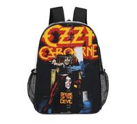 ZRCLXLVU Ozzy osbourne Backpack Time Saving PVC Clear Swim Bag Transparent Waterproof School Bag for Boys Girls Kids