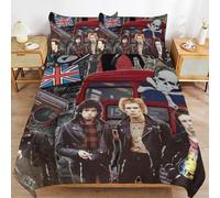 ZRCLXLVU Sid Vicious Se-x Pis-tols Consistent Build Light Sleep Soft Finish Hotel Zipper Duvet Cover Sets Benefit