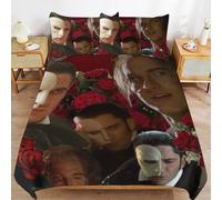 ZRCLXLVU The phantom of the opera Breathable Comfort Texture Clean Finish Hidden Zipper System Duvet Cover Sets for Home Use
