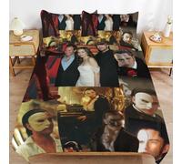ZRCLXLVU The phantom of the opera Everyday Sleep Comfort Wrinkle Resistant Stitch Hidden Closure Duvet Cover Sets Use