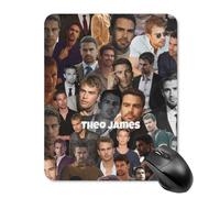 ZRCLXLVU Theo actor james Decorative Mouse Pad Surface Flexible Office Protective Stylish Designers Comfortable Reliable