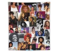 ZRCLXLVU WHITNEY HOUSTON Decorative Tapestry for Dorm, Flower Theme and Room Décor