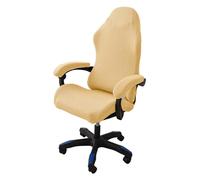 ZRCYXDW Gaming Chair Cover Stretch, Ergonomic Computer Chair Slipcover With Armrest Covers Removable Gaming Chair Seat Cover For Office Chair Armrest Chair-yellow-Large