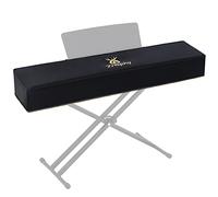 Zreephy Piano Keyboard Dust Cover with Music Stand Opening of Zipper Design, Dust Proof Cover Compatible for Yamaha P35 P45 P48 P71 P85 P95 P105 P115 P125 Digital Pianos Keyboards (Black)