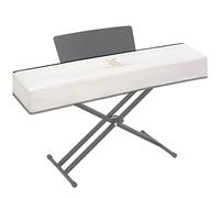 Zreephy Piano Keyboard Dust Cover with Music Stand Opening of Zipper Design, Dust Proof Cover Compatible for Yamaha P35 P45 P48 P71 P85 P95 P105 P115 P125 Digital Pianos Keyboards (Off White)