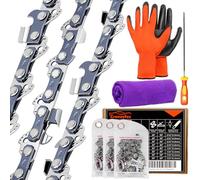 Zreneyfex 3Pcs 16 Inch Chainsaw Chain 3/8" LP Pitch 043'' Gauge 55 Drive Links Replacement for Stihl 017 018 019, E 140, MS 170, MS 180, Replaces 36100050055, 61PMM355