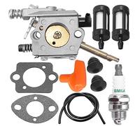 Zreneyfex WT-45 Carburetor Replacement for Stihl FS48 FS52 FS62 FS66 FS81 FS86 FS88 H24D FS106 BR400 String Trimmer 41261200610 W/Fuel Line Filter Gasket Spark Plug
