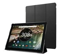 Zrengp Tablet Smart Cover for Google Pixel C 2015 Release 10.2 inch, Ultra Thin Slim Folio Stand Lightweight with Auto Sleep/Wake Up Function Leather Case for Google Pixel C 10.2" (Black)