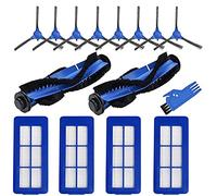 ZRF Accessory for Eufy RoboVac G10 G30, RoboVac G30 Edge, RoboVac G10 Hybrid Robot vacuum cleaner, 2 Main brush, 4 Filters, 4 Side brushes, 4 Cleaning cloth, 1 Cleaning brush