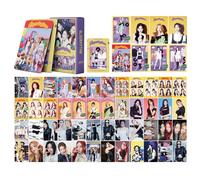 ZRHMCJEN 55Pcs Itzy Photocards Algorhytitzy Group Photo Cards Pitzy No Biggie Mini Cards Itzy Lomo Cards Itzy Merch Photocards