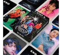 ZRHMCJEN 92 Pieces Exo Lomo Cards 6X9 Cm, Exo Photocard Box Cards Pack for Fans