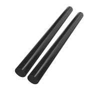 ZRHMCJEN Abs Plastic Circular Bars Rod Fortural Model Making DIY/Black/8 * 500Mm