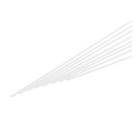 ZRHMCJEN Abs Plastic Rod Round Solid Bar 0.8Mm X 250Mm White for DIY Model Material,Tural Model Making,Pack of 30 Pcs