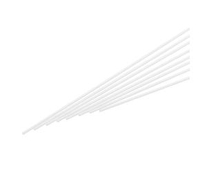ZRHMCJEN Abs Plastic Rod Round Solid Bar 0.8Mm X 250Mm White for DIY Model Material,Tural Model Making,Pack of 20 Pcs