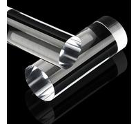 ZRHMCJEN Acrylic Round Rods，Plastic Sticdowels Bar,Dowel Rod,80Mm Dia 180-300Mm Length for DIY Crafts Display Base/200Mm