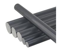 ZRHMCJEN Black Plastic Bar,Length 100Mm PVC Round Rod, Engineetools, 1Pcs/70 * 100Mm