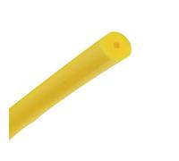 ZRHMCJEN Hollow Pu Rod Rubber Spbar Length 500Mm, Polyurethane Elastic Rubber Round Stick for Manufactusliding 1Pcs/Yellow/45Mm*8Mm