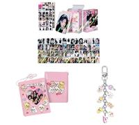 ZRHMCJEN K-Pop Set 60Pcs Photocards Postcards, 64Pcs Stickers, Album Binder Holder Book, Keykeychain/Ive