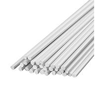 ZRHMCJEN Phasz 40 Pcs Abs Plastic Rod Round Solid White Bar Length 500Mm Diameter 0.5-2Mm Suitable for DIY Model Material/Diameter 0.5Mm