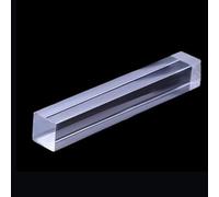 ZRHMCJEN Plastic Cacrylic Bar, 3-100Mm Square Acrylic Stick, Soild Flat Rod for Handicraft Model Making Exhibitdisplays/One Color/20 * 20 * 500Mm