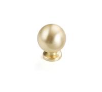 ZRHWSPD Brushed Nickel Cabinet Pulls Zinc Alloy Wardrobe Door Pull Handles Modern Solid Knobs for Single Hole Drawer Cabinet(4218-29X37Titanium g)