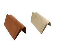ZRHWSPD Sofa Remote Control Holder Household Bedroom Bedside Hanging Bags Felt Bed Head Storage Bag Multi Pocket Sofa Portable(Coffee and Beige)