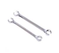 ZRHYRG Brake Shoes Adjuster 2Pcs 10x12mm 13x14mm Flare Nut Wrench Brake Pipe Spanner Set Six Point Socket Tools for Vehicle Repairing Qiang Rear Drum Brake